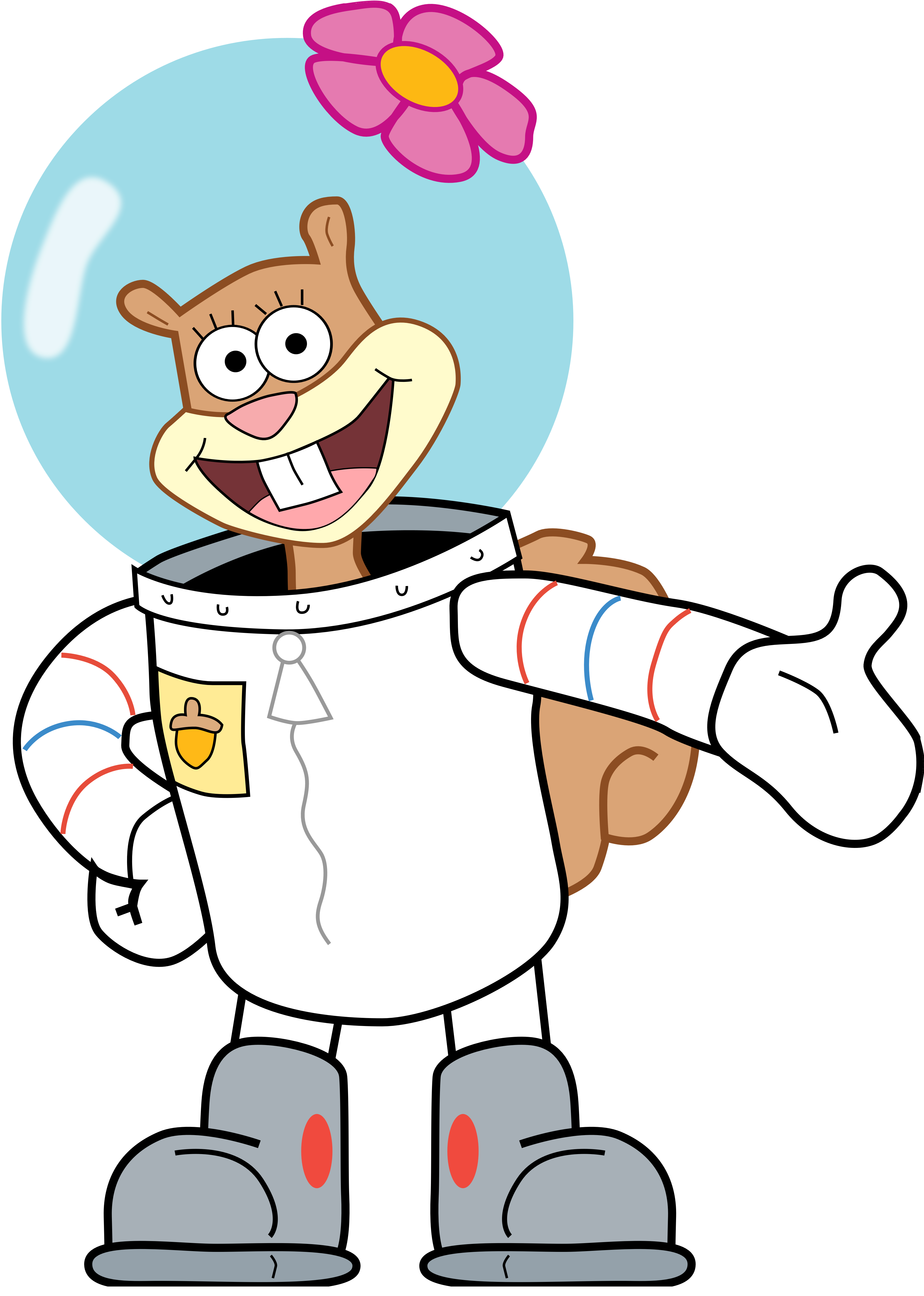 9661 sandy cheeks logo