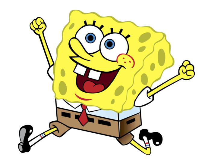 SpongeBob SquarePants picture, happy, running, pic