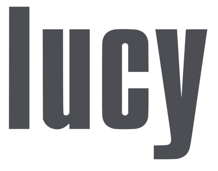 lucy logo, gray