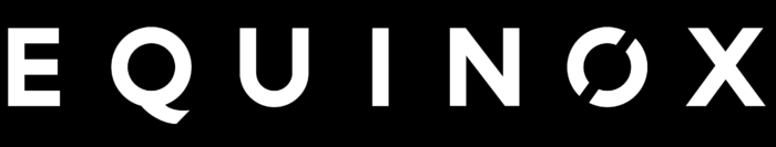 Equinox Fitness Clubs logo, white-black
