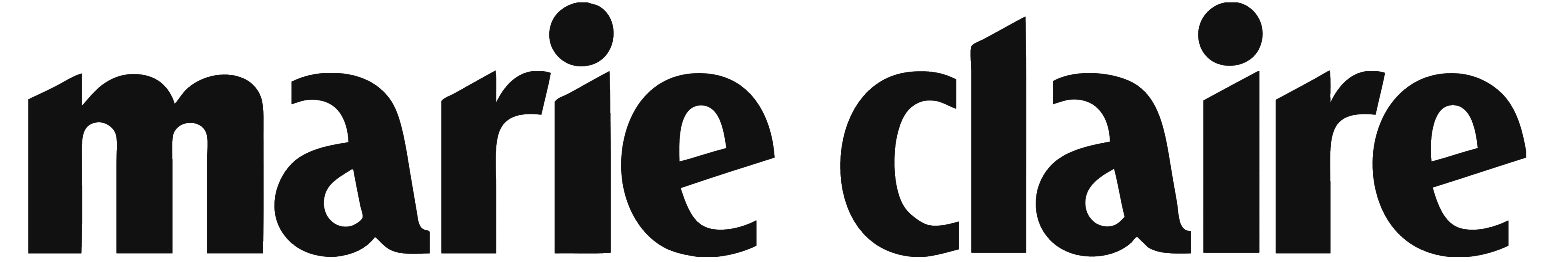 Marie claire logo wordmark text