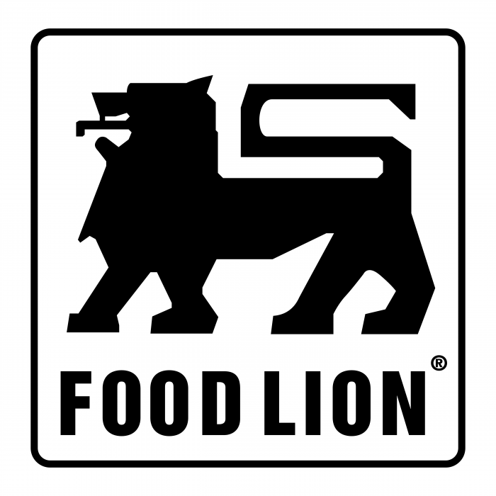 Food Lion logo black