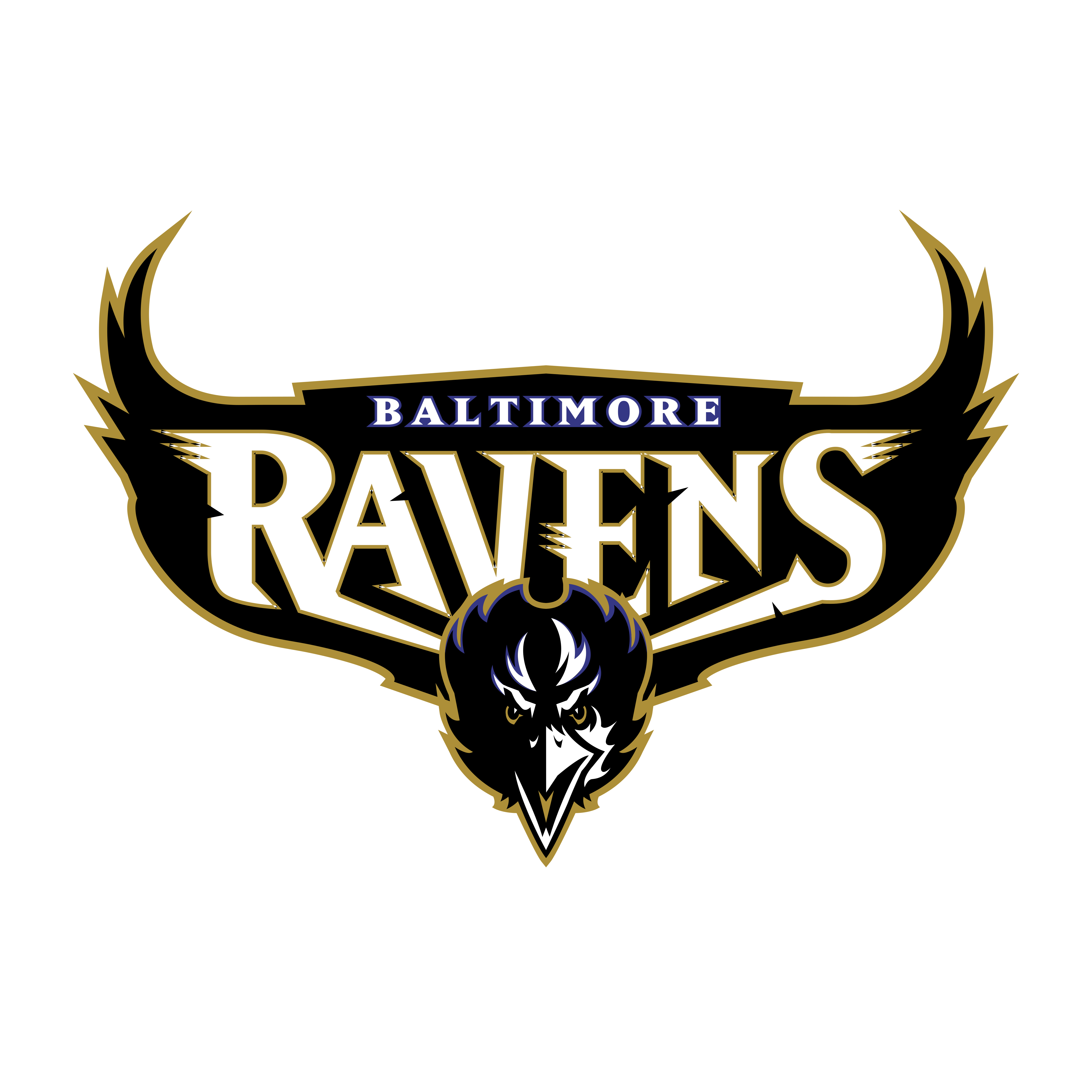 WILSON Baltimore Ravens Logo Ufficiale della Squadra di Calcio 