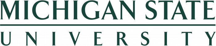 Michigan State University logo green