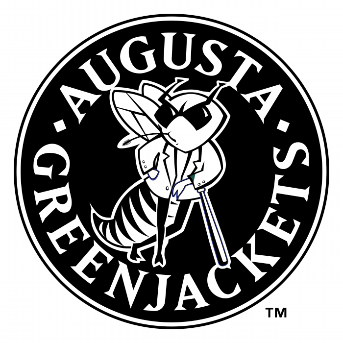 Augusta Greenjackets logo black