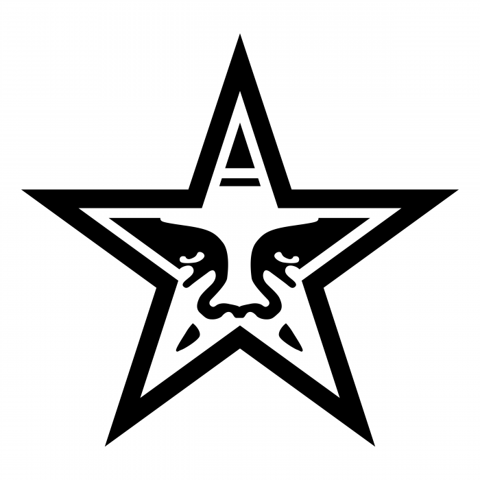Obey the Giant logo star black