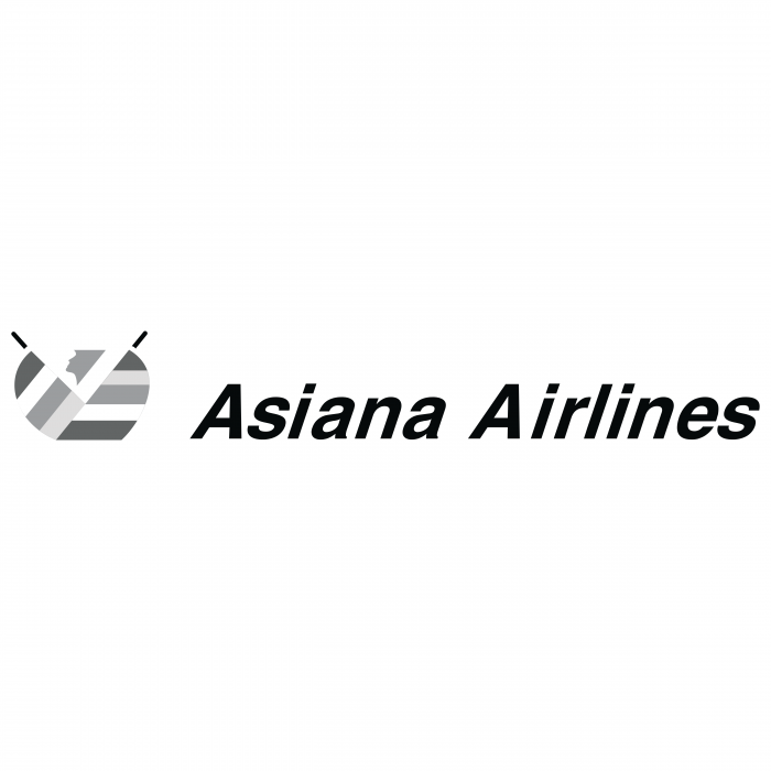 Asiana Airlines logo black