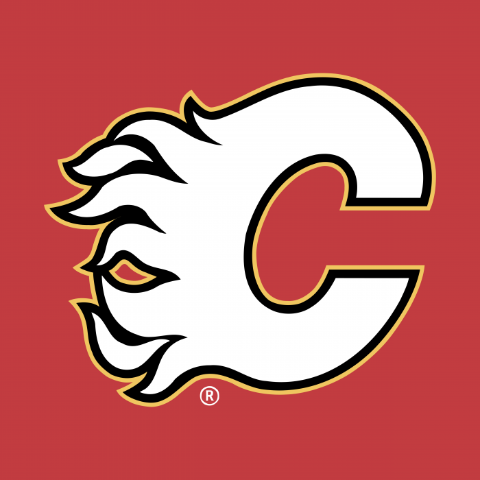 Calgary Flames logo red