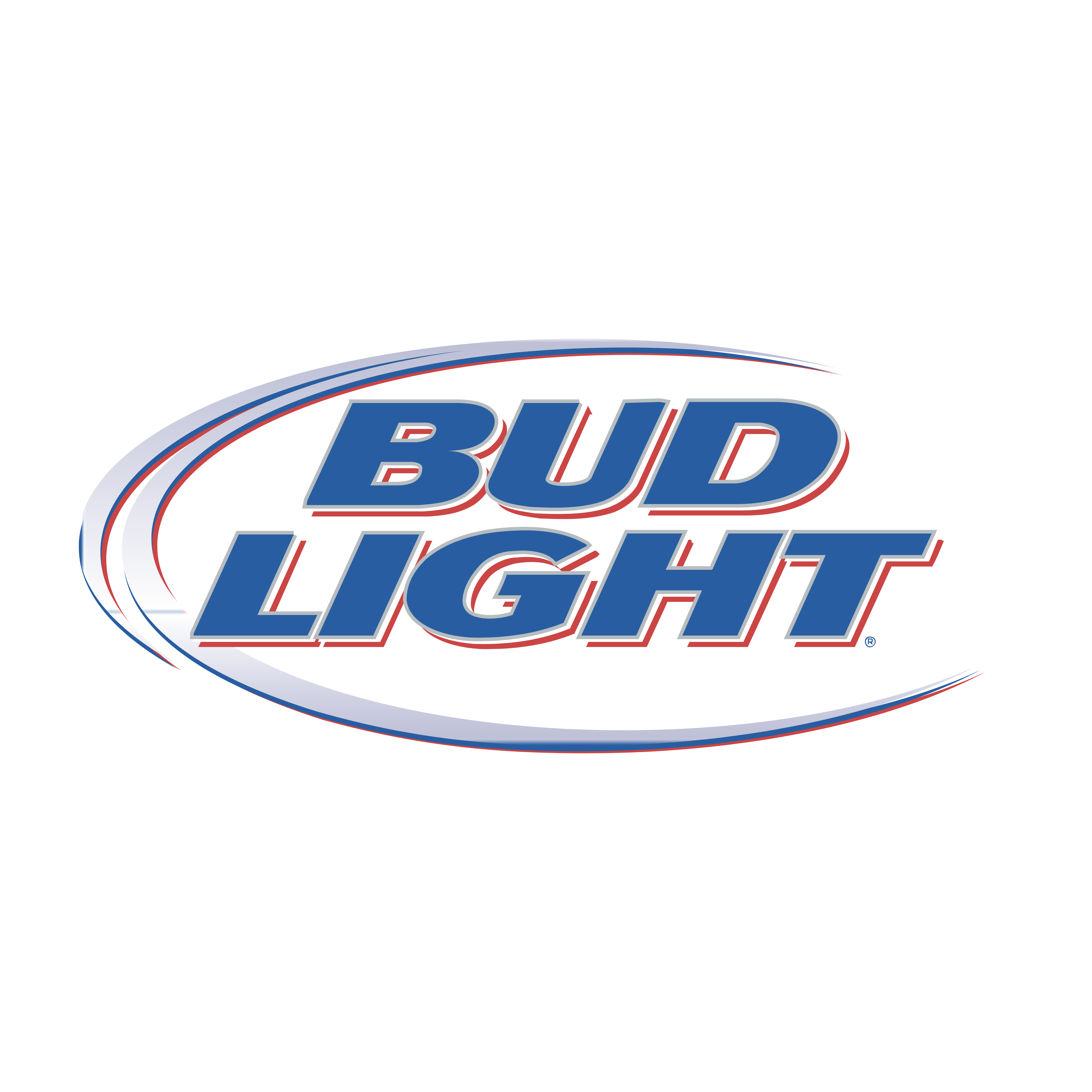 Bud Light logo, black, SVG. 