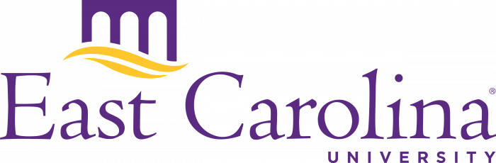 East Carolina University logo colored