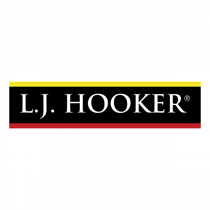 L J Hooker logo black