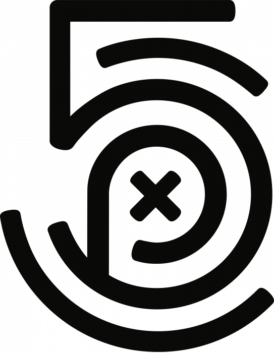 500px logo black