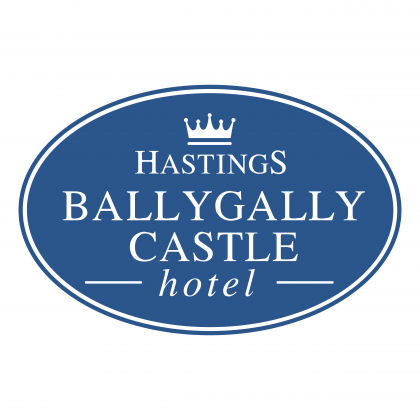 Ballygally Castle Hotel logo blue