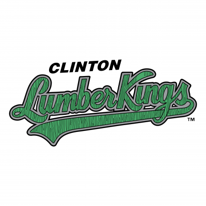 Clinton Lumberkings logo blue
