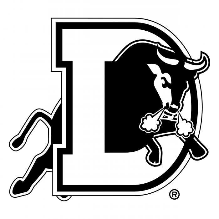Durham Bulls logo white