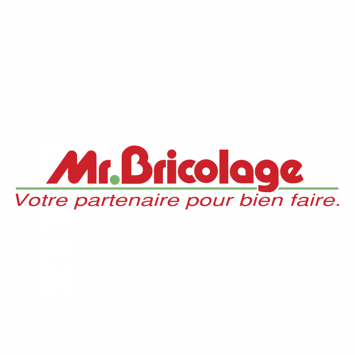 Mr. Bricolage logo red