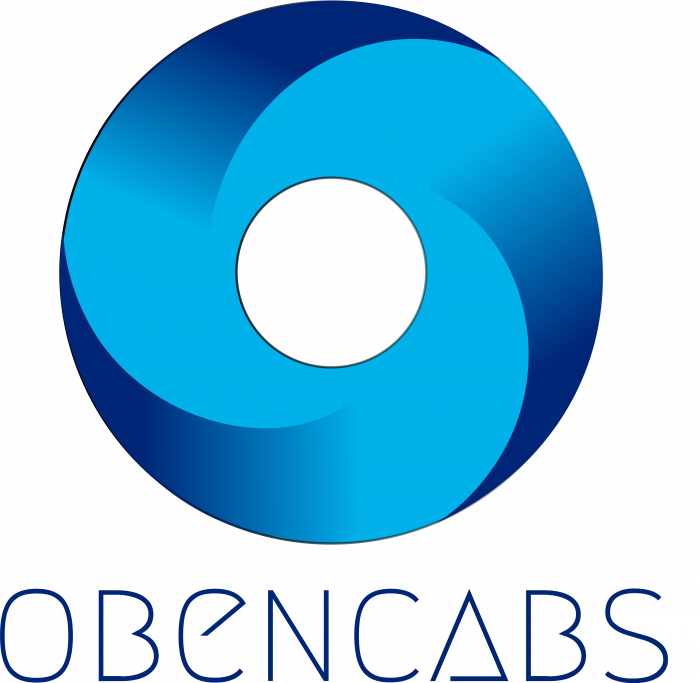 Obencabs logo blue
