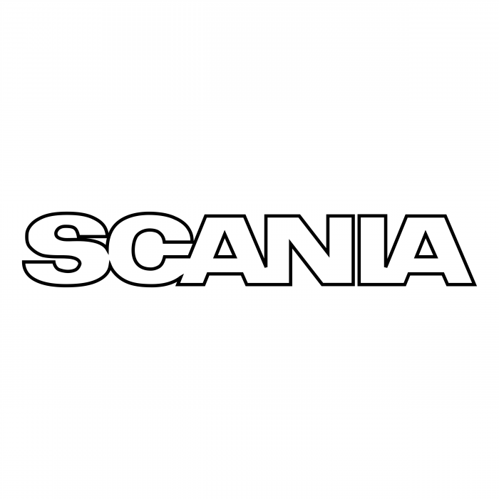 Scania logo white