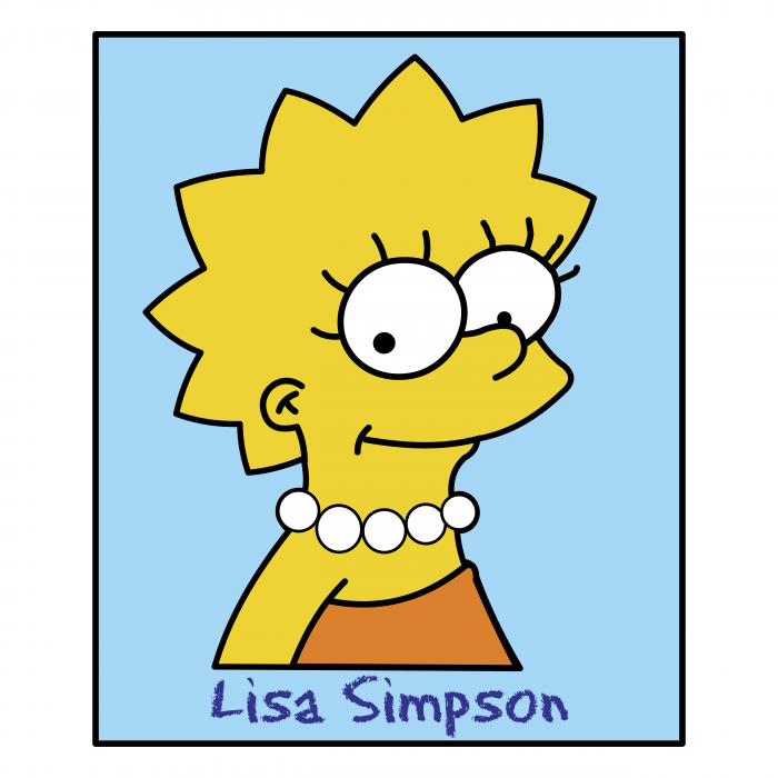 The Simpson logo lisa