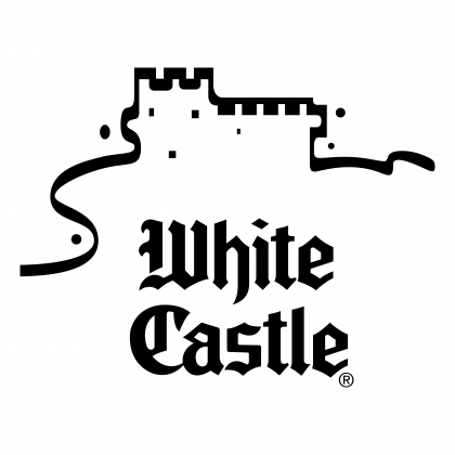 White Castle logo white