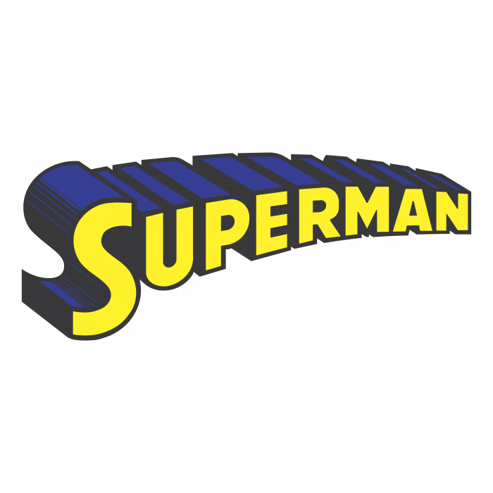 superman logo words