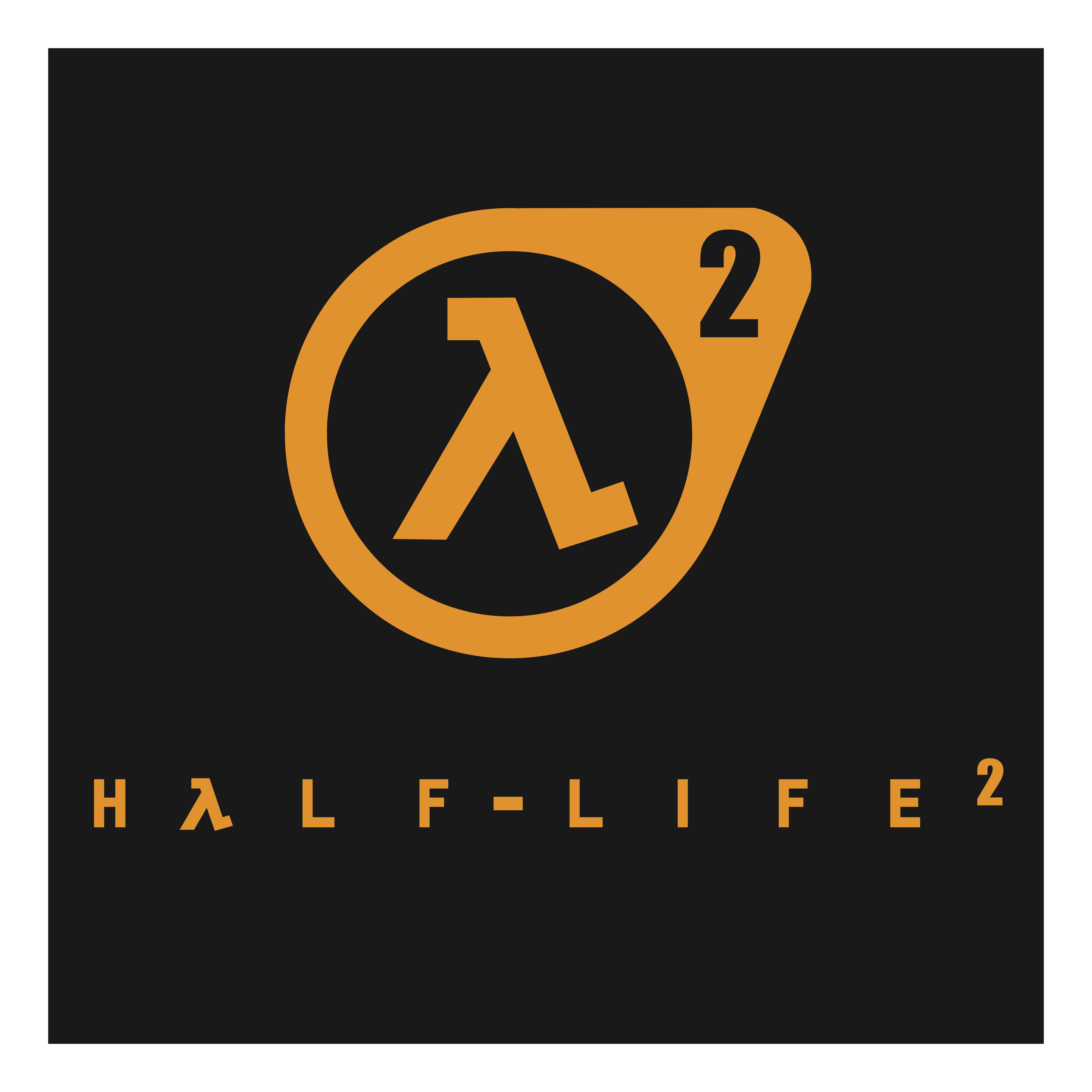 half life logo png