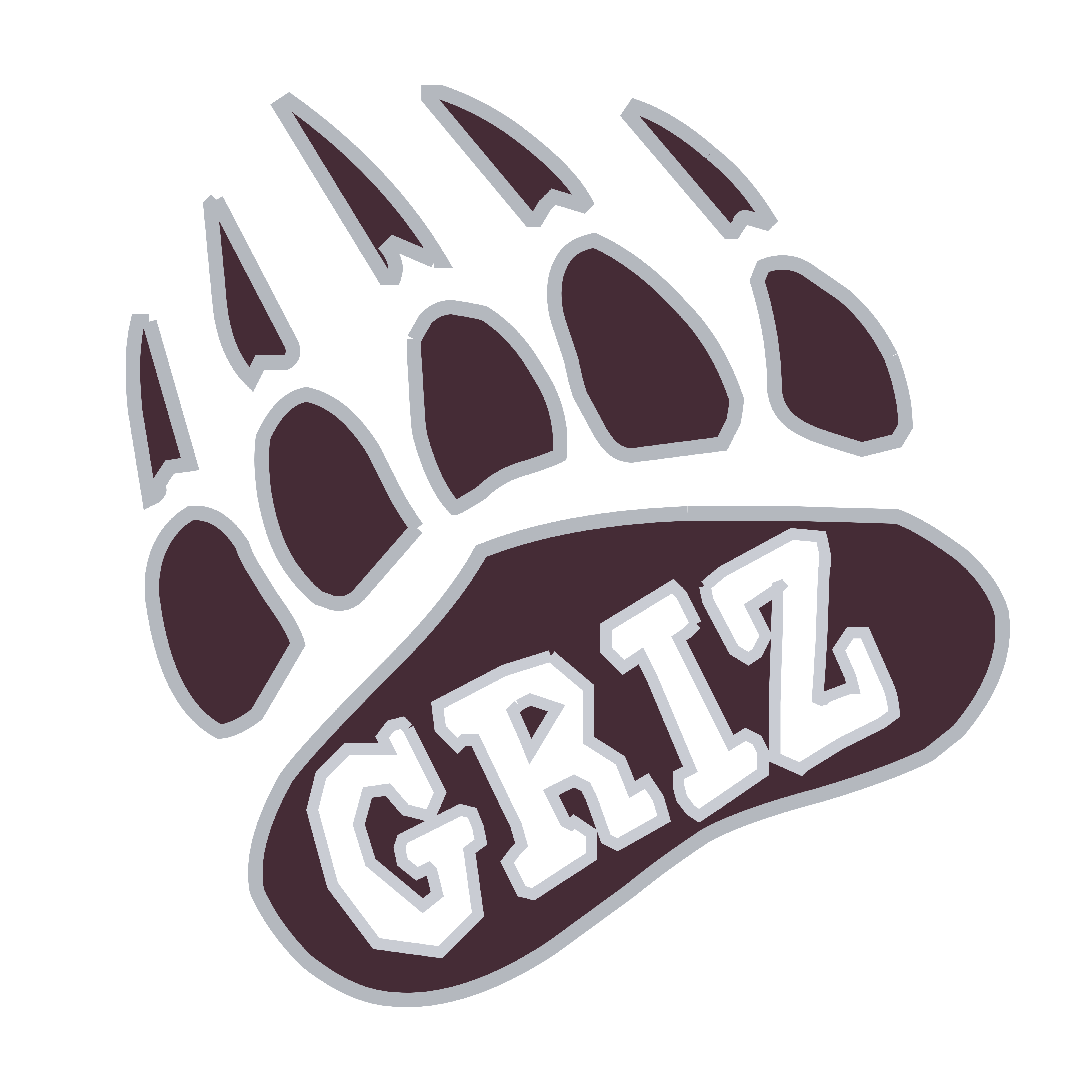 Grizzly Paw SVG