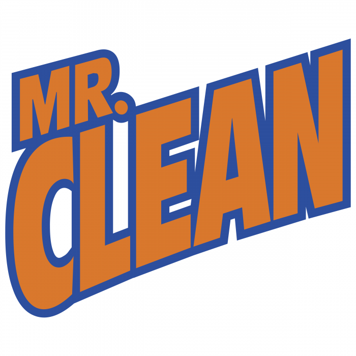 Mr. Clean logo orange
