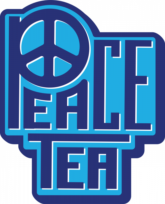 Peace Tea logo blue