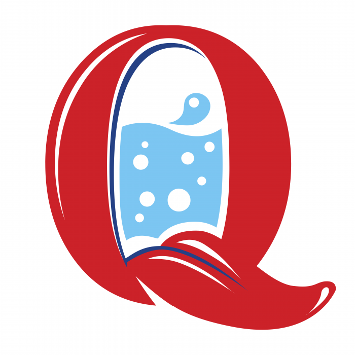 Q Water logo red