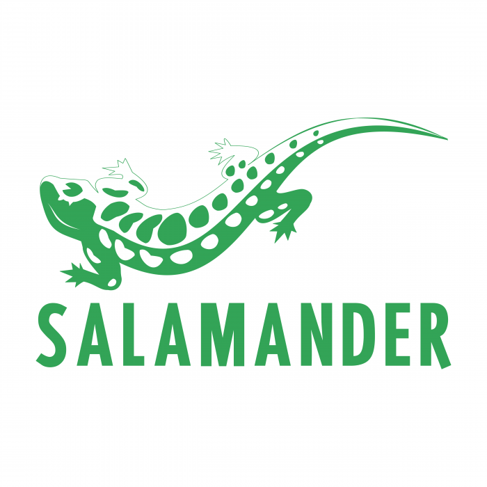 Salamander logo green