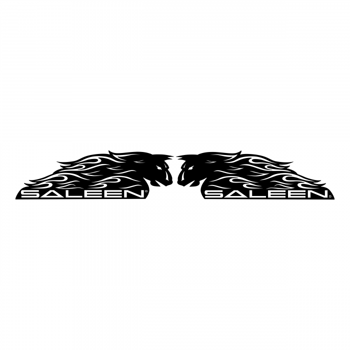 Saleen Mustang logo black