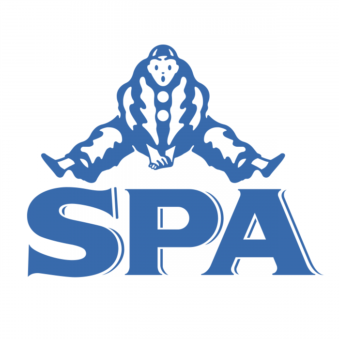 Spa Water logo blue