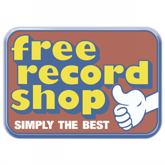 Free Record Shop logo red