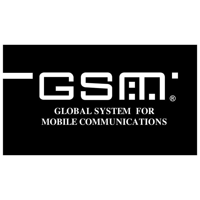GSM logo black