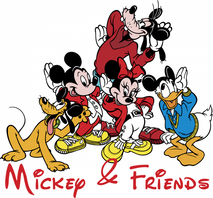 Mickey logo friends