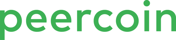 Peercoin Logo green text