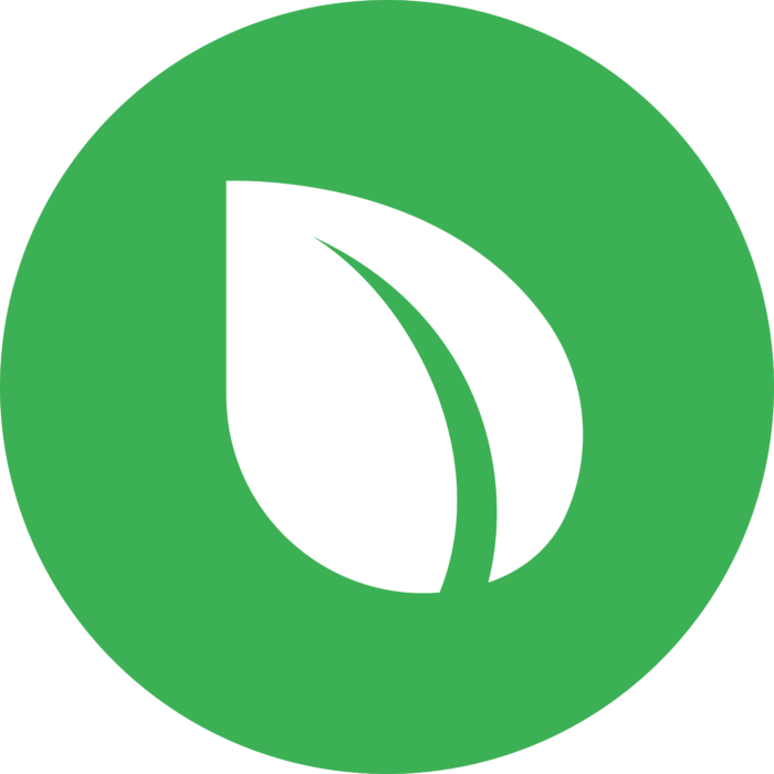 Peercoin Logo icon green background