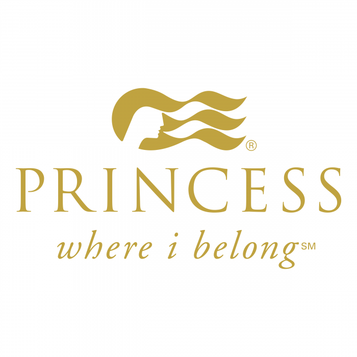 Princess Cruises logo gold