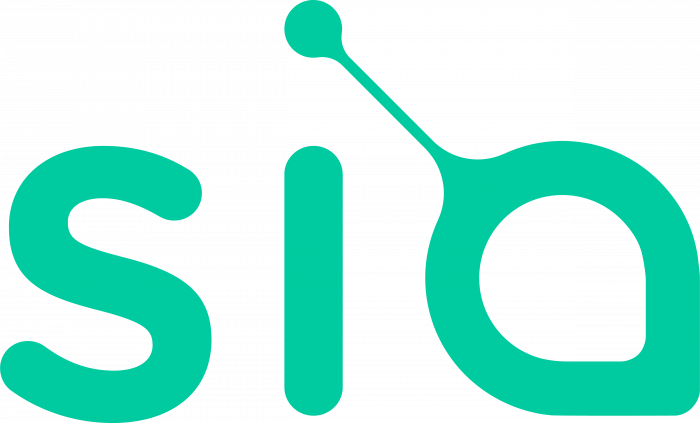 Siacoin logo blue