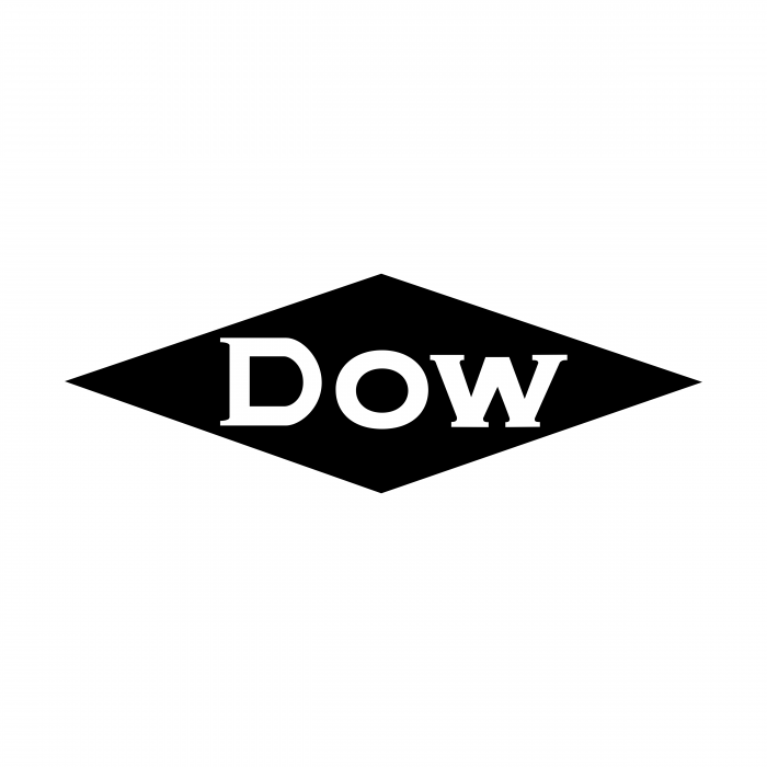 Dow logo white