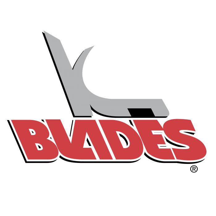 Kansas City Blades logo red