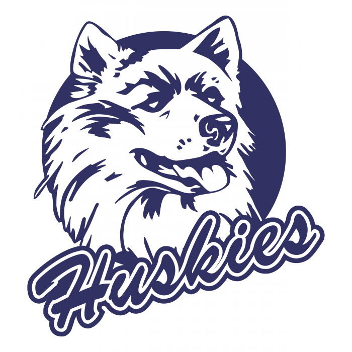 Connecticut Huskies logo cercle