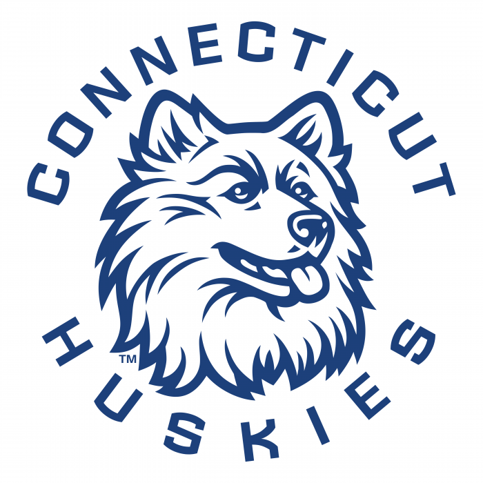 Connecticut Huskies logo dog