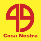 Cosa Nostra logo yellow