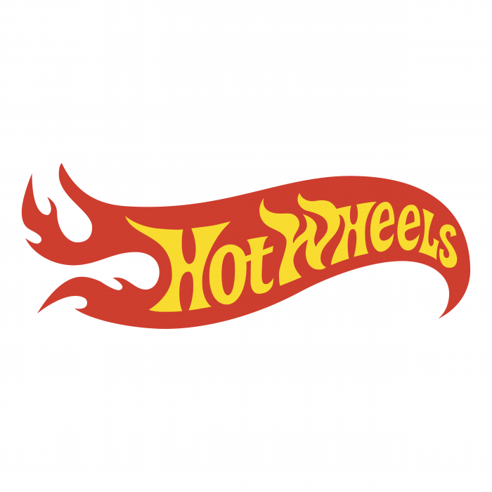 Hot Wheels logo yellow