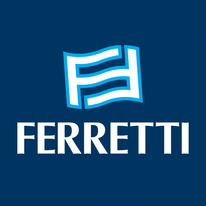 Ferretti Yacht logo blue
