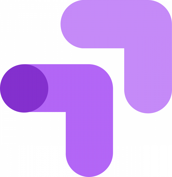 Google Optimize logo violet