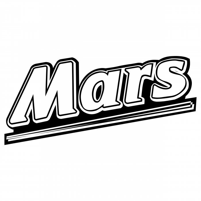 Mars logo white
