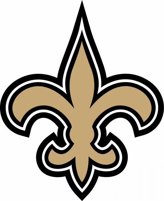 New Orleans Saints logo brown